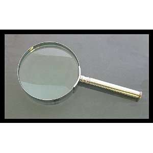   Large, heavy duty 5 inch, 2 power magnifying glass 
