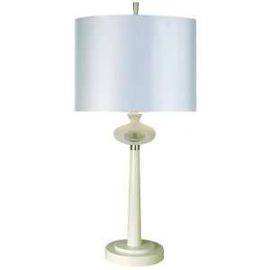  Trend Lighting TT5955 WW One Light White Table Lamp White 