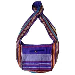 Cotton Canvas Handcrafted Hippie Indian Yoga Sling Cross Body Bag 
