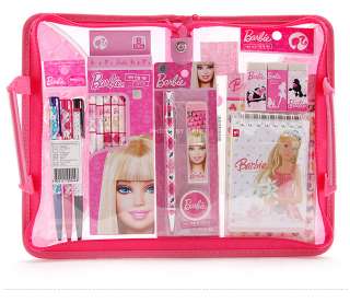   BARBIE Child Stationery Set Package 6 Items Middle New School  