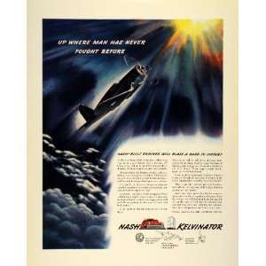  1942 Ad WWII Nash Kelvinator Pratt Whitney Plane Engine 