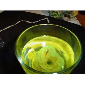  YELLOW ONE WICK GEL CANDLE
