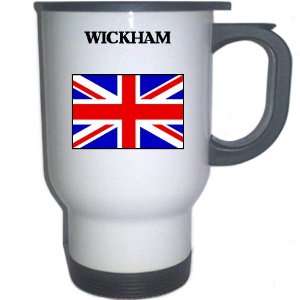  UK/England   WICKHAM White Stainless Steel Mug 