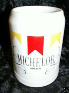 Budweiser Beer Stein 1980 Michelob Small Label CS45  