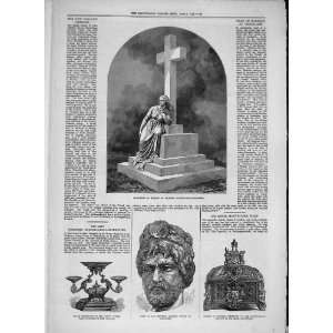  1874 Statue Princess Hohenlohe Langenburg Hadrian Print 