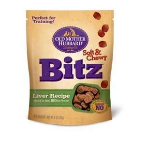  Old Mother Hubbard Liver Bitz Chewy Dog Treats, 6 oz   8 