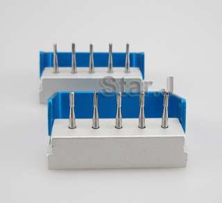50pcs NEW High Speed Dental Tungsten Carbide Drills Burs 5pcs/box 