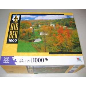   1000 Piece Puzzle, Fall Foliage, South Woodbury, Vermont Toys & Games