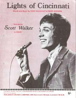 Sheet Music Lights Of Cincinnati Scott Walker 179  