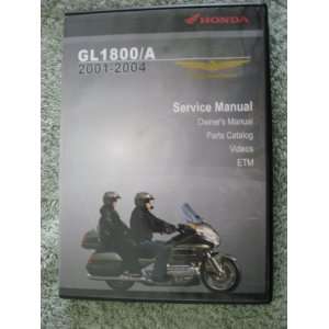  Honda GL1800/A 2001 2004 Service Manual   Owners Manual 
