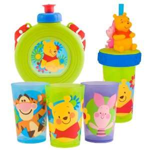 Zak Designs Winnie The Pooh Childrens 5 Piece Set:  