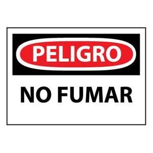  Spanish Aluminum Sign   Peligro No Fumar 