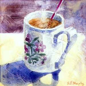  Hot Tea  Portmeiron Mug, giclee print of watercolor by 