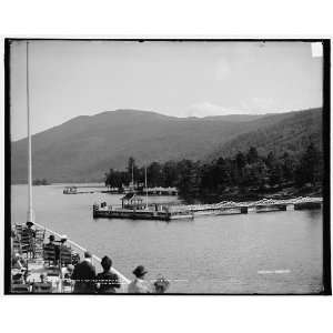  Boat landings,Hundred Island House,Pearl Point,Lake George 