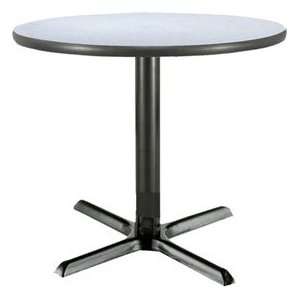    Gn   42 Round Lunchroom Pedestal Table Gray Nebula: Home & Kitchen