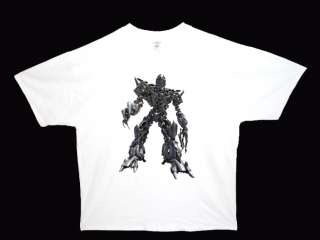 Transformers Megatron Cool NEW Custom White T shirt  