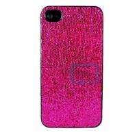 HOT Pink Bling Glitter Hard Crystal Back Cover Case for Apple iPhone 4 