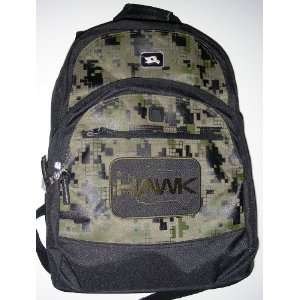    Tony Hawk Backpack (Black and Green Pixelated) 