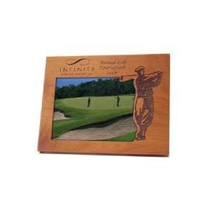  Male Golfer Wood Picture Frame