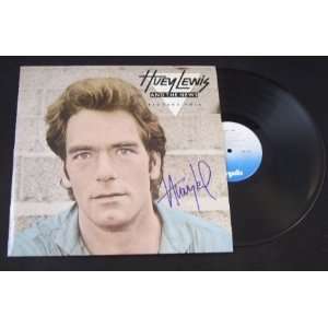  Huey Lewis Picture This Signed Autographed Record Album 