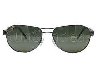 NEW Maui Jim Mahina 229 02 Grey Polarized Sunglasses  