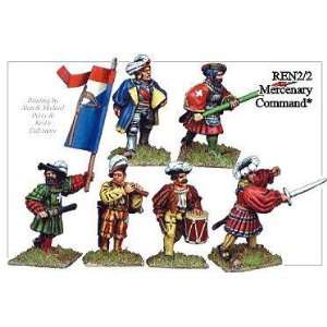  28mm Historicals   Renaissance Mercenary Command 2 Toys & Games
