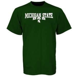 Michigan State Spartans Green Team Dad T shirt  Sports 