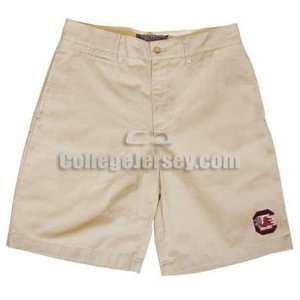 South Carolina Gamecocks Mens Khaki Shorts Memorabilia.:  
