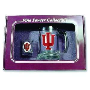  Indiana University Shot Glass & Tankard Set: Kitchen 