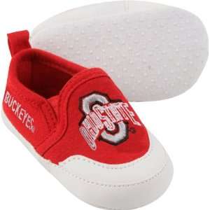  Ohio State Buckeyes Red Baby Prewalk Shoe: Sports 