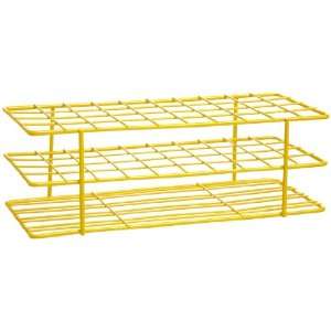   Wire Test Tube Rack for 18 20mm Tube, 40 Place, Yellow: Industrial