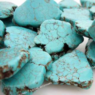 1String Irregular Gemstone Turquoise Beads 110232 FREE P&P  