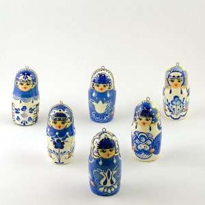   Ornaments, Russian Nesting Dolls, Matryoshka Ornament: Home & Kitchen