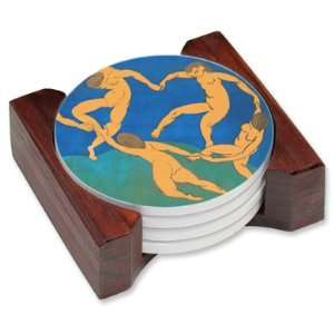  Matisse: The Dance   Ceramic Drink Coaster Set: Kitchen 