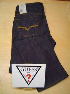 GUESS? LINCOLN SLIM FIT LOW RISE STRAIGHT LEG JEANS SW  
