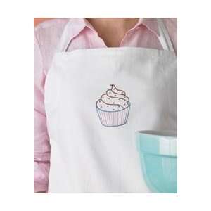  Martha Stewart Apron Stamped Embroidery Kit Cupcake
