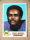 1978 Topps Holsum Bread Insert Lydell Mitchell San Diego Chargers Penn 