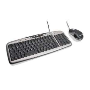  IOGear Compact Optical Wired USB Keyboard/Mouse Combo Pack 