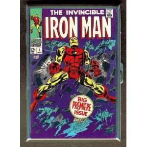Iron Man #1 Superhero Comic ID Holder, Cigarette Case or Wallet MADE 