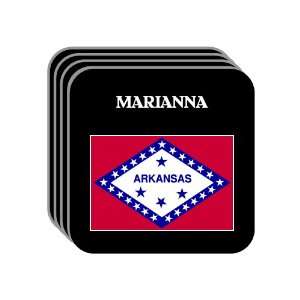  US State Flag   MARIANNA, Arkansas (AR) Set of 4 Mini 