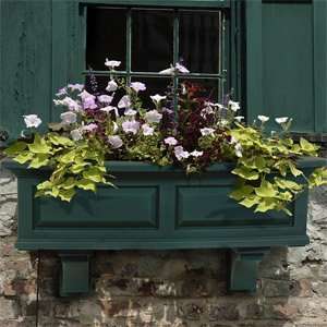  Nantucket Sub Irrigated 36 Inch Curved Window Boxes in 