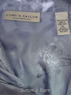 Vintage Lord & Taylor Periwinkle LoungeWear Robe Medium  