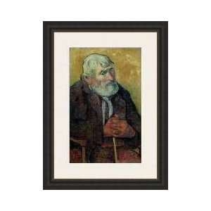  Portrait Of An Old Man With A Stick 188990 Framed Giclee 