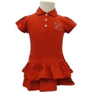 NCAA Nebraska Cornhuskers Girls Toddler Iris Dress:  