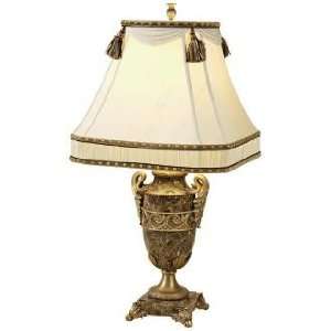  Maitland Smith Emperadora Stone and Brass Table Lamp