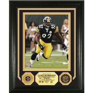  James Harrison 24KT Gold Coin Photo Mint Sports 