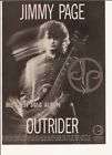 Jimmy Page   Outrider   1988   PICTURE promo AD