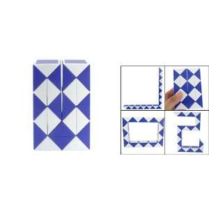  Como Blue White Magic Cube 3D Twist Puzzle Toy for 
