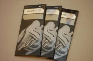 Nike DRI FIT II Tour Golf Glove Premium $22.00 Retail 3 Pack Small NEW 