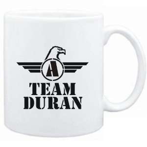  Mug White  Team Duran   Falcon Initial  Last Names 